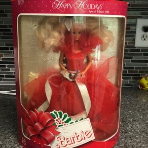 COPY - 1988 Holiday Barbie. Good condition!